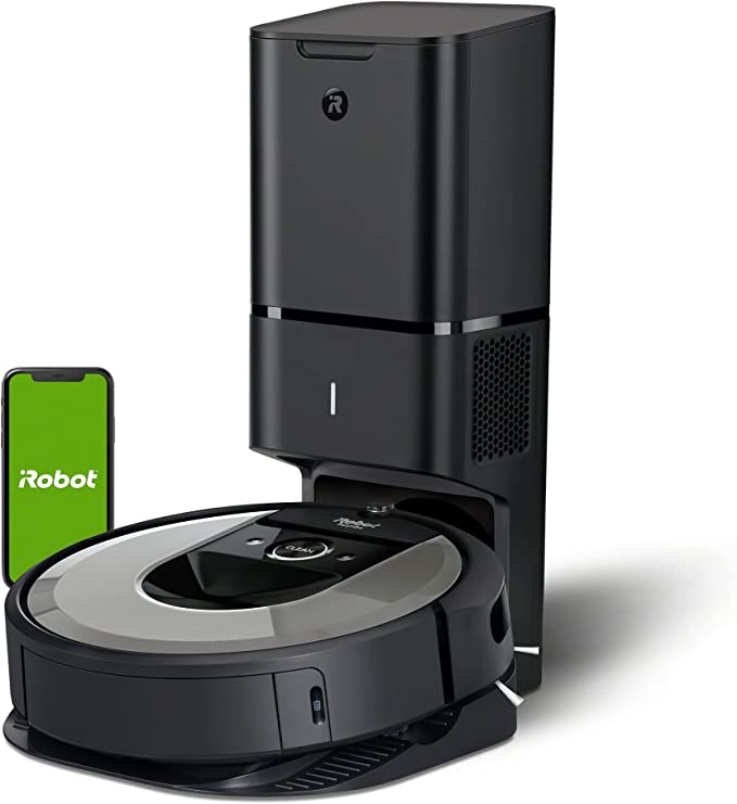 Aspiradora friegasuelos Robot Roomba i7+ con base autovaciable o vaciado automático